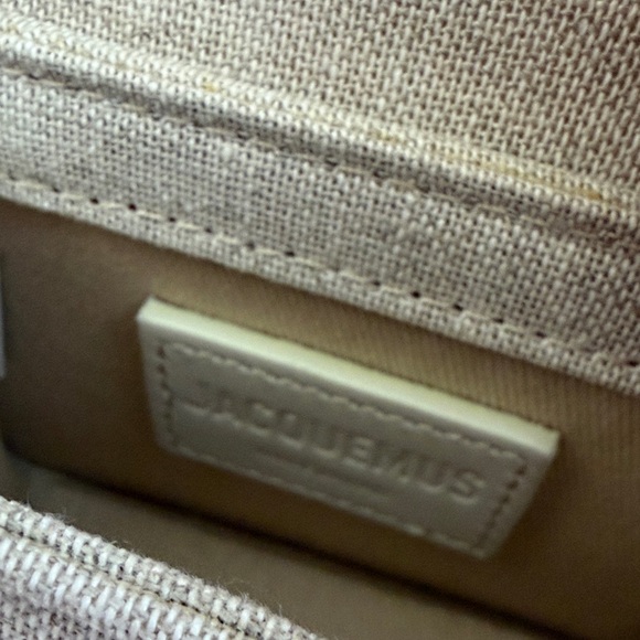 Jacquemus Le Chiquito Mini Linen Top handle bag with strap 🤍 - Picture 5 of 8